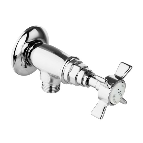 PRINCETON Кран запорный угловой, М1/2хМ1/2, хром