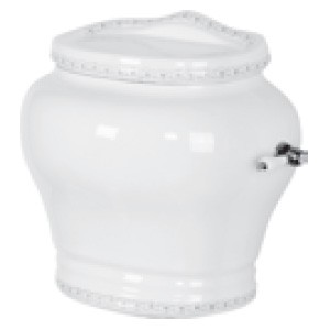 MILADY Бачок подвесной универсальный (высокий/низкий), с отв. для ручки/коромысла справа, белая кера