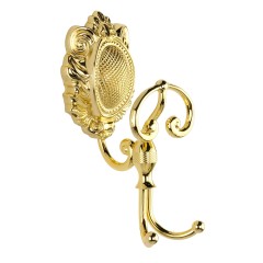 CLEOPATRA Крючок двойной с завитком, золото