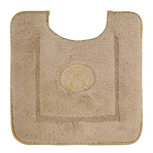 Коврик д/WC 60х60 см., вышивка логотип MIGLIORE, капучино, окантовка золото