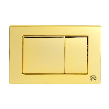 METAL DUAL Клавиша двойная универсальная h163x243 мм.(металл), золото