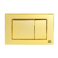 METAL DUAL Клавиша двойная универсальная h163x243 мм.(металл), золото