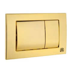 METAL DUAL Клавиша двойная универсальная h163x243 мм.(металл), золото