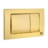 METAL DUAL Клавиша двойная универсальная h163x243 мм.(металл), золото