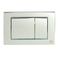 METAL DUAL Клавиша двойная универсальная h163x243 мм.(металл), хром