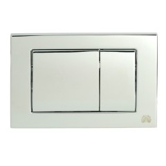 METAL DUAL Клавиша двойная универсальная h163x243 мм.(металл), хром