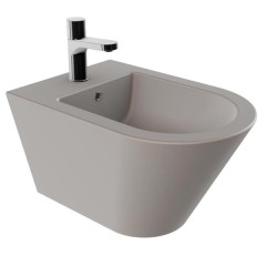 Forma Биде подвесное 54x37 см, 1 отв., в компл. крепеж, керамика, Ash (серый) матовое