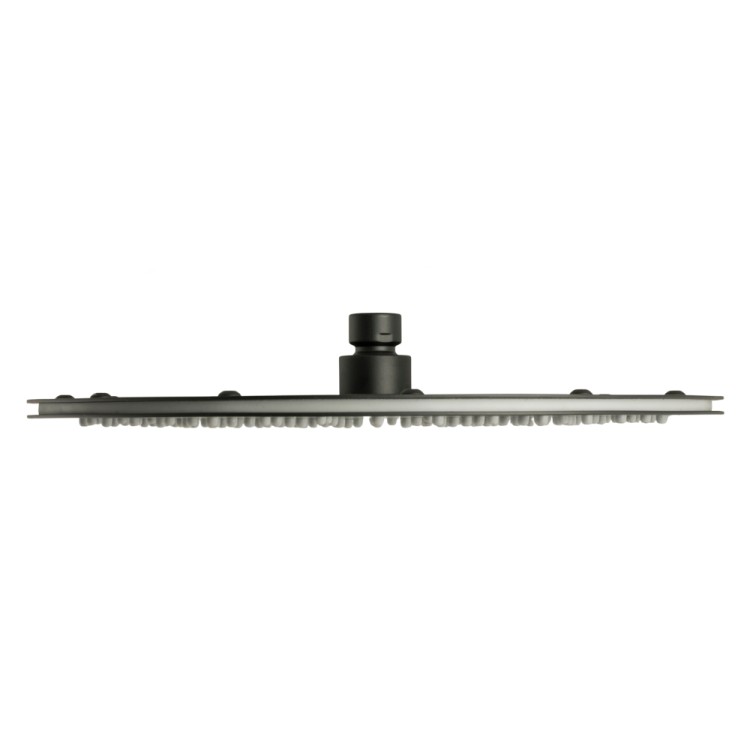 Верхний душ Migliore Fortis 30466 антикальций D30 см черный матовый