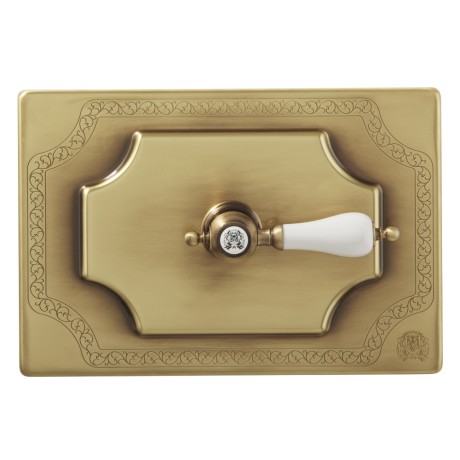 OTTONE CLASSIC EXPERT Декор. панель h145x217 мм, с отв. д/ручки, бронза (БЕЗ РУЧКИ)