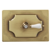 OTTONE CLASSIC EXPERT Декор. панель h145x217 мм, с отв. д/ручки, бронза (БЕЗ РУЧКИ)