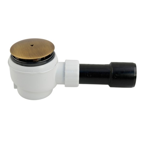 MIGLIORE Выпуск-сифон душевой, d=80 mm., (выпуск угловой), бронза