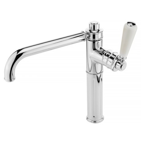 CUCINA ERMITAGE См-ль д/кухни моноком., ручка белая, хром