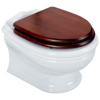 MILADY Унитаз подвесной, белая керамика