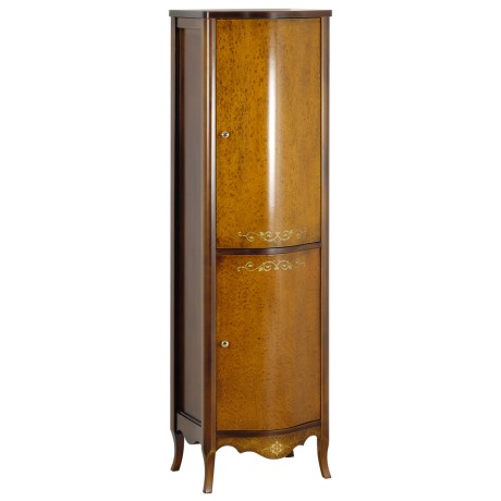BELLA Пенал 2 двери DX (гладкие) 49xH170x43 см, цвет: NOCE NAPOLI