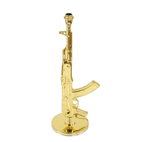 PISTOLETTO Лампа автомат 50хН108 см.(без абажура), керамика, цвет и декор золото, swarovski