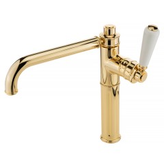 CUCINA ERMITAGE См-ль д/кухни моноком., ручка белая, золото