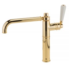 CUCINA ERMITAGE См-ль д/кухни моноком., ручка белая, золото