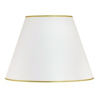 PISTOLETTO Абажур большой, пластик, цвет белый (д/лампы-автомат)