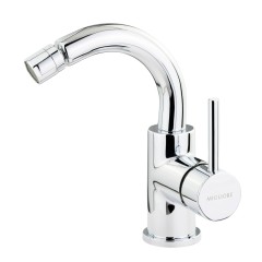 FORTIS См-ль д/биде моноком., излив изогнут, ручка сбоку, донный клапан &quot;click-clack&quot;, хром