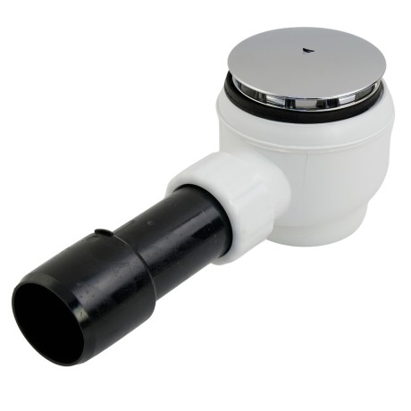MIGLIORE Выпуск-сифон душевой, d=80 mm., (выпуск угловой), хром