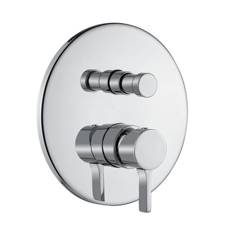 SIRIUS См-ль скрытого монтажа моноком., 2-х позиционный с девиатором, хром