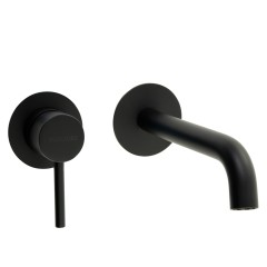 FORTIS См-ль д/рак-ны моноком. скрытого монт.настен. на 2 отв.дон.клапан &quot;click-clack&quot;, черн.матовый