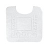 COMPLEMENTI Коврик (05) д/WC 60х60 см. белый, узор 5