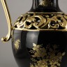 FIORI GOLD Ваза с ручками 34х24х58 см, керамика, цвет черный, декор золото