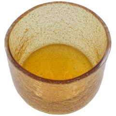 CRISTALIA Баночка высокая, H16 см. с крышкой, стекло/бронза/Crystal