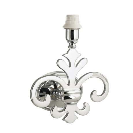 MIRELLA Светильник настенный, H37хL21хP13 cm, ткань/хром