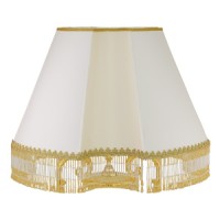 BAROQUE Абажур для лампы 27503, ткань, цвет кремовый, декор золото