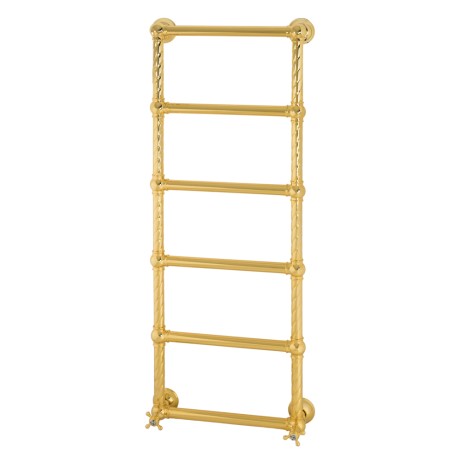 EDERA Полотенцесушитель электрический, h1200/1280x410/490 мм. SX(включение слева), золото