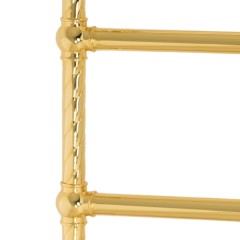 EDERA Полотенцесушитель электрический, h1200/1280x410/490 мм. SX(включение слева), золото