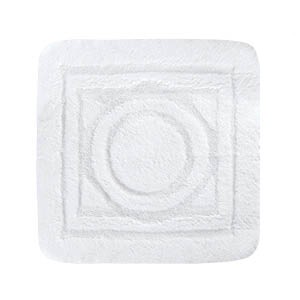 COMPLEMENTI Коврик (16) д/ванной комнаты 60х60 см. белый, узор 4