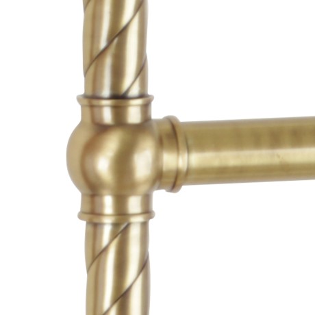 EDERA Полотенцесушитель электрический, h1200/1280x410/490 мм. SX(включение слева), бронза