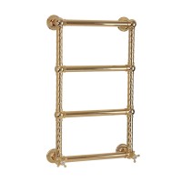 EDERA Полотенцесушитель водяной, h710/790х410/490 мм, золото