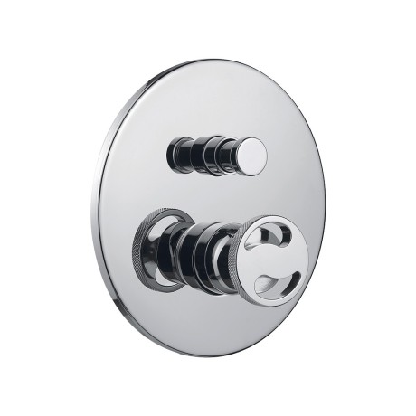 REVERSA См-ль скрытого монтажа моноком., 2-х позиционный с девиатором, хром