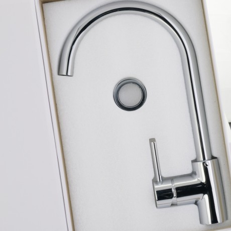 CUCINA FORTIS См-ль д/кухни моноком., высокий излив, ручка сбоку, хром