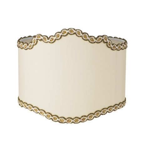 MIRELLA Светильник настенный, H24хL20хP22 cm, ткань/хром