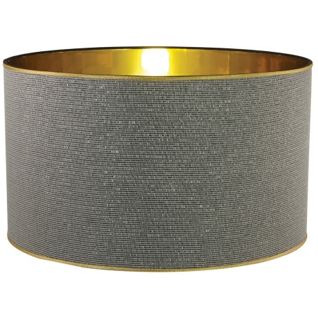TOKIO Абажур для лампы 27519, ткань, цвет черный, декор золото