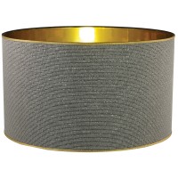 TOKIO Абажур для лампы 27519, ткань, цвет черный, декор золото