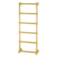 EDERA Полотенцесушитель водяной, h1200/1280х410/490 мм, золото