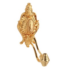 ELISABETTA  Держатель цепочки высокого бачка Р=125 мм, золото (БЕЗ ЦЕПОЧКИ И РУЧКИ)