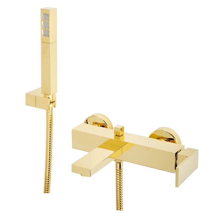 Смеситель для ванны с душем Migliore Kvant Gold 25391 золото