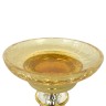 CRISTALIA Mыльница настольная, стекло/золото/Crystal