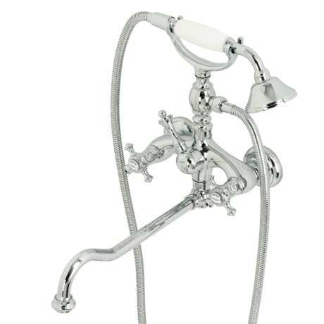 PRESTIGE См-ль д/ванны внешний, c поворотным изливом, хром