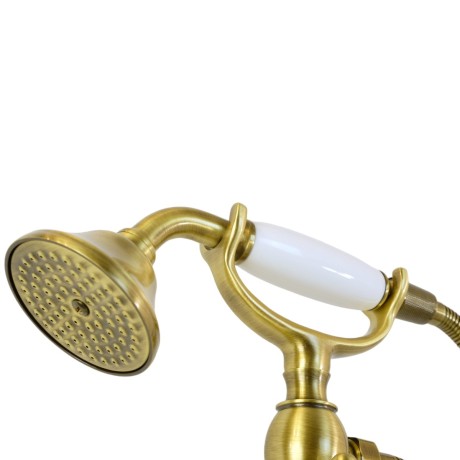 PRESTIGE См-ль д/ванны внешний, c поворотным изливом, бронза