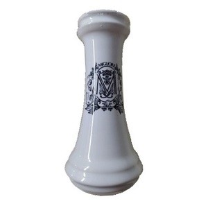 RICAMBI Керамика ручки с логотипом, комплекта для высокого бачка, белая