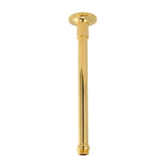 RICAMBI VERTICAL Кронштейн потолочный для верхнего душа, L-250 mm., d-18 mm., 1/2"x1/2", золото