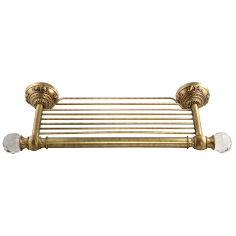 CRISTALIA Полка-решётка, L43 cm, бронза/Crystal